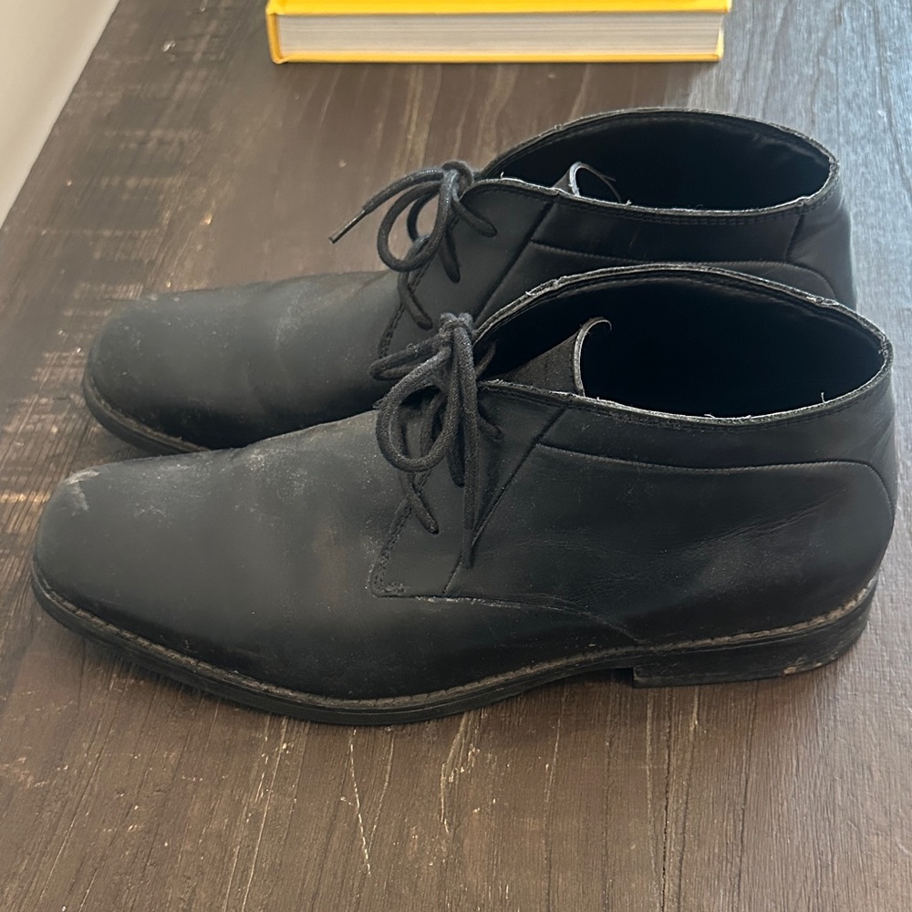 Calvin Klein Black Chukka Boots for Men